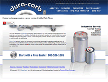 Tablet Screenshot of dura-carb.com